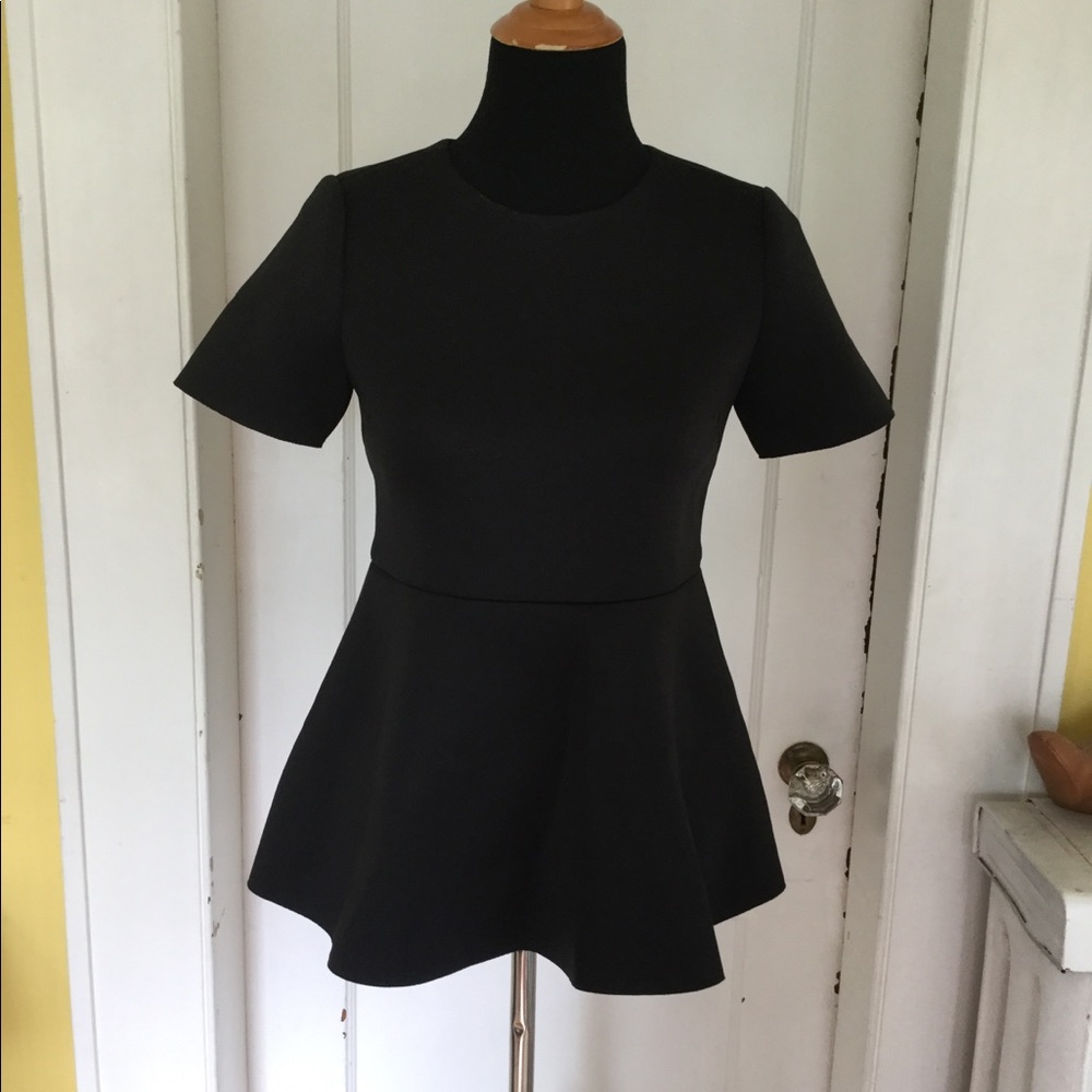 Kate Spade black scuba fit and flare to Sz XS